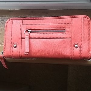Coral pink Mossimo wallet